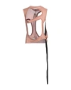Rick Owens Drkshdw Drkshdw By Rick Owens Woman Tank Top Antique Rose Size S Cotton In Pink