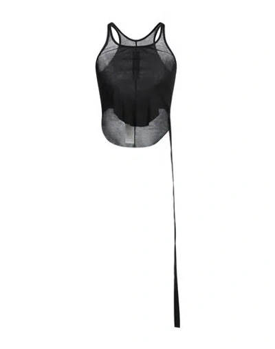 Rick Owens Drkshdw Drkshdw By Rick Owens Woman Tank Top Black Size M Cotton