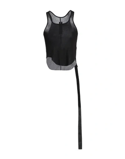 RICK OWENS DRKSHDW DRKSHDW BY RICK OWENS WOMAN TANK TOP BLACK SIZE S COTTON