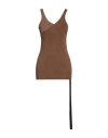 Rick Owens Drkshdw Drkshdw By Rick Owens Woman Tank Top Camel Size M Cotton In Beige