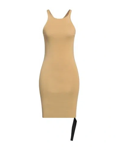 Rick Owens Drkshdw Drkshdw By Rick Owens Woman Tank Top Camel Size M Cotton In Beige