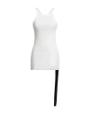 Rick Owens Drkshdw Drkshdw By Rick Owens Woman Tank Top White Size M Cotton In White