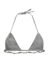 Rick Owens Drkshdw Drkshdw By Rick Owens Woman Top Grey Size S Cotton, Polyester, Elastane In Gray