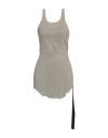 Rick Owens Drkshdw Drkshdw By Rick Owens Woman Top Khaki Size S Cotton, Polyester, Rubber In Beige