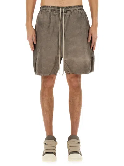 RICK OWENS DRKSHDW DRKSHDW BY RICK OWENS ZIPPERED BERMUDA SHORTS