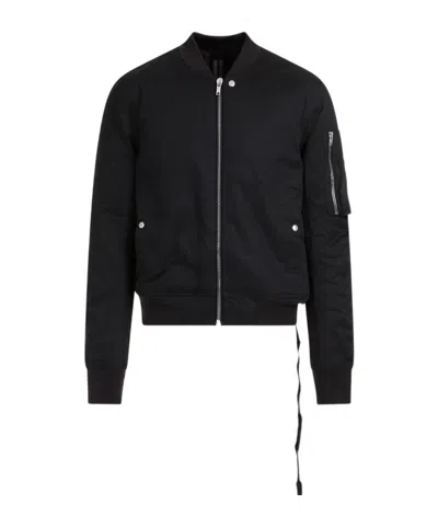 Rick Owens Drkshdw Drkshdw Cotton Bomber Jacket In Black