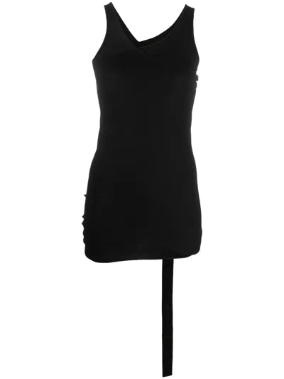 Rick Owens Drkshdw Drkshdw Fw23 Layered Tank Top In Black