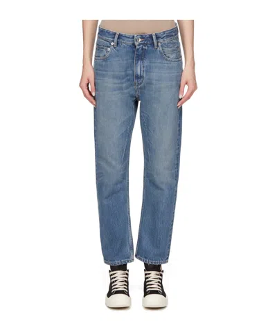 Rick Owens Drkshdw Drkshdw Ss25 Hollywood Vdd Jeans In Washed Indigo 13oz Washed Indigo Denim In Gray