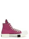 Rick Owens Drkshdw X Converse Turbodrk High Top Sneakers In Fuchsia