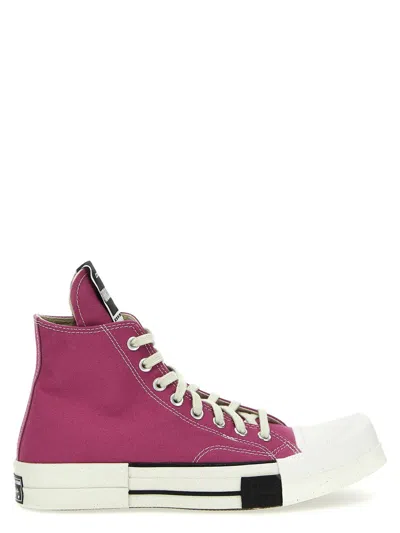 Rick Owens Drkshdw Drkshw X Converse 'turbodrk Laceless' Sneakers In Fuchsia