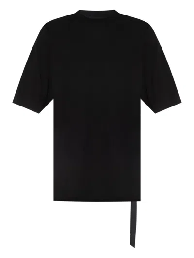 Rick Owens Drkshdw Dropped-shoulder Short-sleeve T-shirt In Black