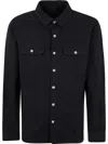 Rick Owens Drkshdw Button-up Cotton Shirt In Black  