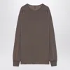 Rick Owens Drkshdw Dust-coloured T-shirt In In Brown