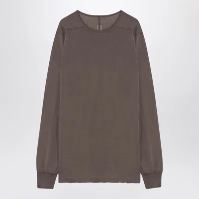 Rick Owens Drkshdw Dust-coloured T-shirt In In Brown
