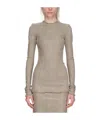 Rick Owens Drkshdw Edfu Denim Top In Gray