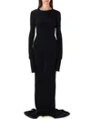 Rick Owens Drkshdw Edfu Gown In Black