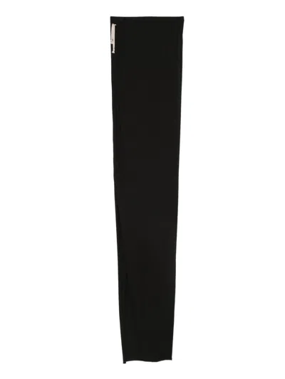 Rick Owens Drkshdw Edfu Long Skirt In Black