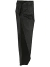 Rick Owens Drkshdw Black Porterville Edfu Denim Maxi Skirt In Black