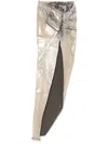 Rick Owens Drkshdw Edfu Maxi Skirt In Gold