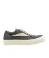 Rick Owens Drkshdw Gray Hollywood Vintage Sneaks Sneakers In Nude