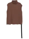Rick Owens Drkshdw Brown Edfu Tank Top In 褐色