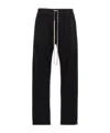 Rick Owens Drkshdw Elastic Drawstring Casual Pants In Black