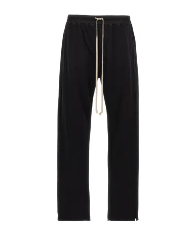 Rick Owens Drkshdw Elastic Drawstring Casual Pants In Black