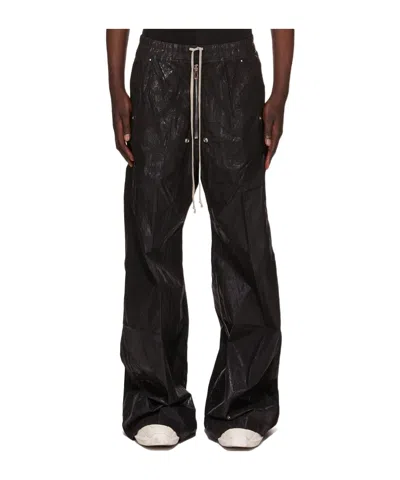 Rick Owens Drkshdw Elastic Waist Casual Pants In Black