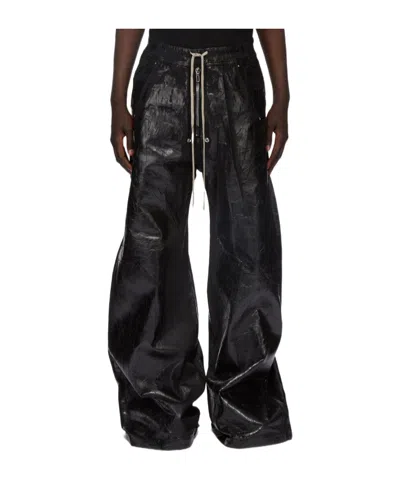 Rick Owens Drkshdw Elastic Waist Casual Pants In Black