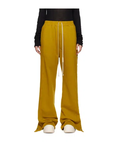 Rick Owens Drkshdw Elastic Waist Casual Pants In Brown