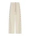 Rick Owens Drkshdw Elastic Waist Casual Pants In Nude