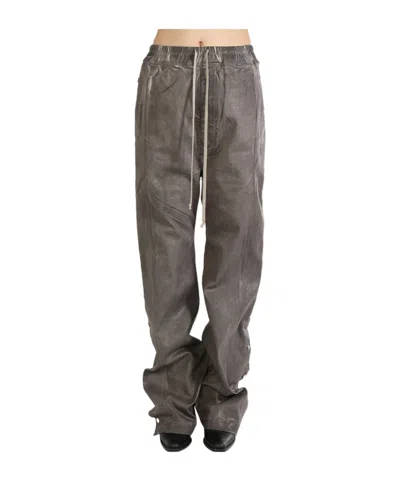 Rick Owens Drkshdw Elastic Waist Jeans In Gray