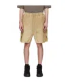 Rick Owens Drkshdw Elastic Waist Shorts In Brown