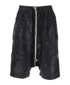 Rick Owens Drkshdw Drkshdw By Rick Owens Cotton Bermuda Shorts In Black