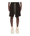 Rick Owens Drkshdw Elastic Waist Shorts In Black