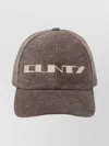 Rick Owens Drkshdw Embroidered Six-panel Baseball Cap With Curved Brim