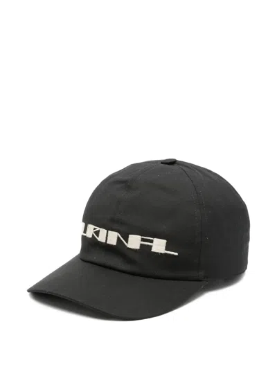 Rick Owens Drkshdw Embroidered-logo Baseball Cap In Black