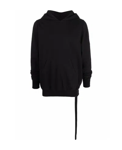 Rick Owens Drkshdw Exaggerated-drawstring Hoodie In Black