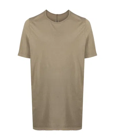 Rick Owens Drkshdw Exposed-seam Cotton T-shirt In Nude