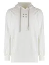Rick Owens Drkshdw Drkshdw By Rick Owens Hooded Sweatshirt In Yellow