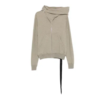 Pre-owned Rick Owens Drkshdw Felpa Mountain Hoodie 'grey Melange' | Men's Size Xl In Gray