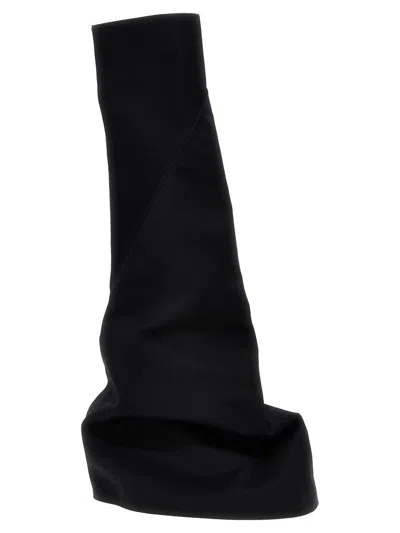 Rick Owens Drkshdw 'fetish' Boots In Black