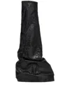 Rick Owens Drkshdw Drkshdw By Rick Owens Boot-shaped Sneakers With Shark-tooth Rubber Sole In Black