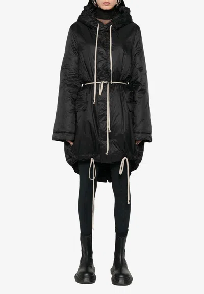 RICK OWENS DRKSHDW FISHTAIL HOODED PARKA