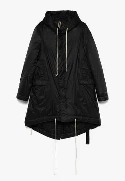 RICK OWENS DRKSHDW FISHTAIL HOODED PARKA