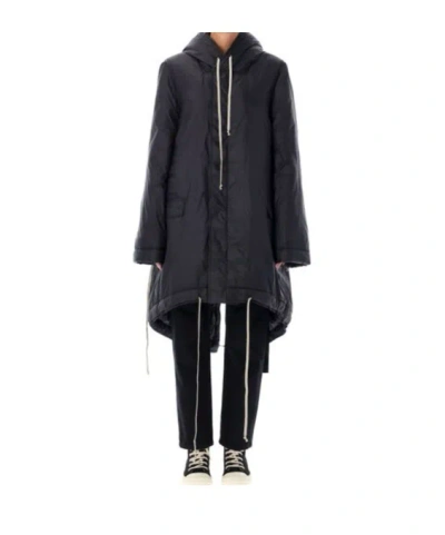 RICK OWENS DRKSHDW RICK OWENS DRKSHDW FISHTAIL HOODED PARKA
