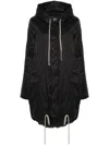 Rick Owens Drkshdw Fishtail Parka In Black