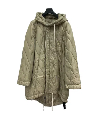 Rick Owens Drkshdw Fishtail Parker Coat In Green