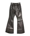 Rick Owens Drkshdw Flared Jeans In Brown