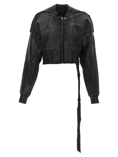 Rick Owens Drkshdw 'flight' Bomber Jacket In Black